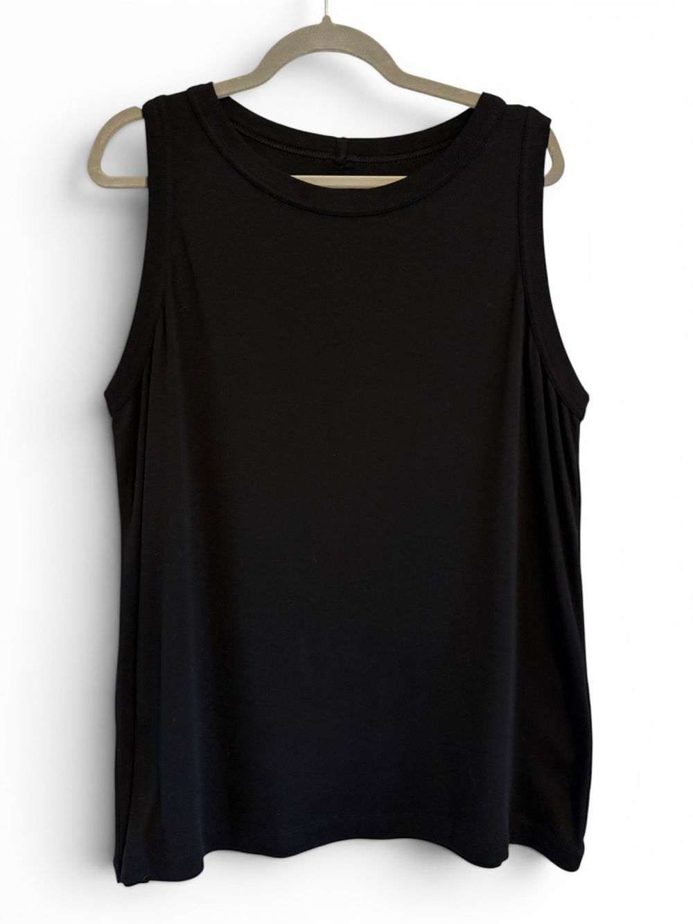 Chico’s The Ultimate Tee® 100% Pima Cotton Black Tank Top | Women’s XL